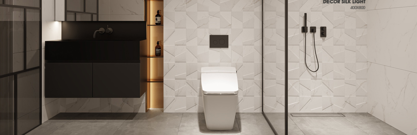 Gạch ốp lát WC 3